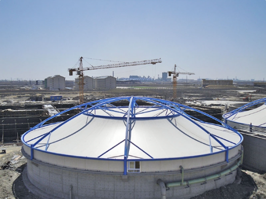杭州市污水池加盖膜结构遮阳篷 - 排名